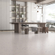 Ladrilho grande branco pérola branco terrazzo