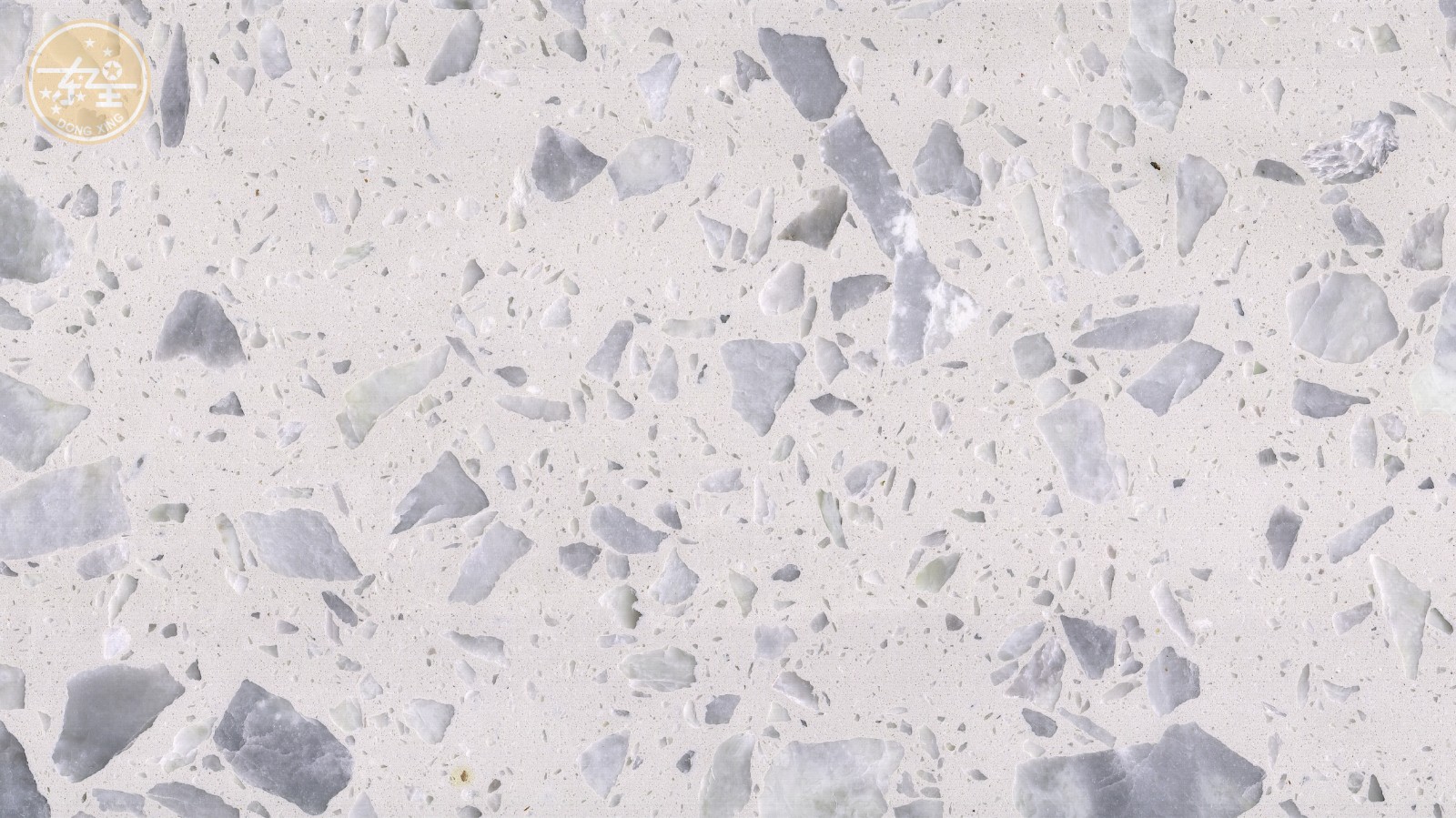 white terrazzo