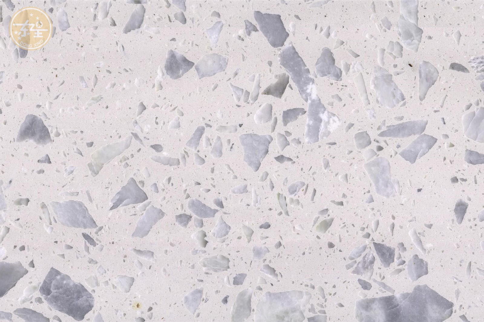 white terrazzo