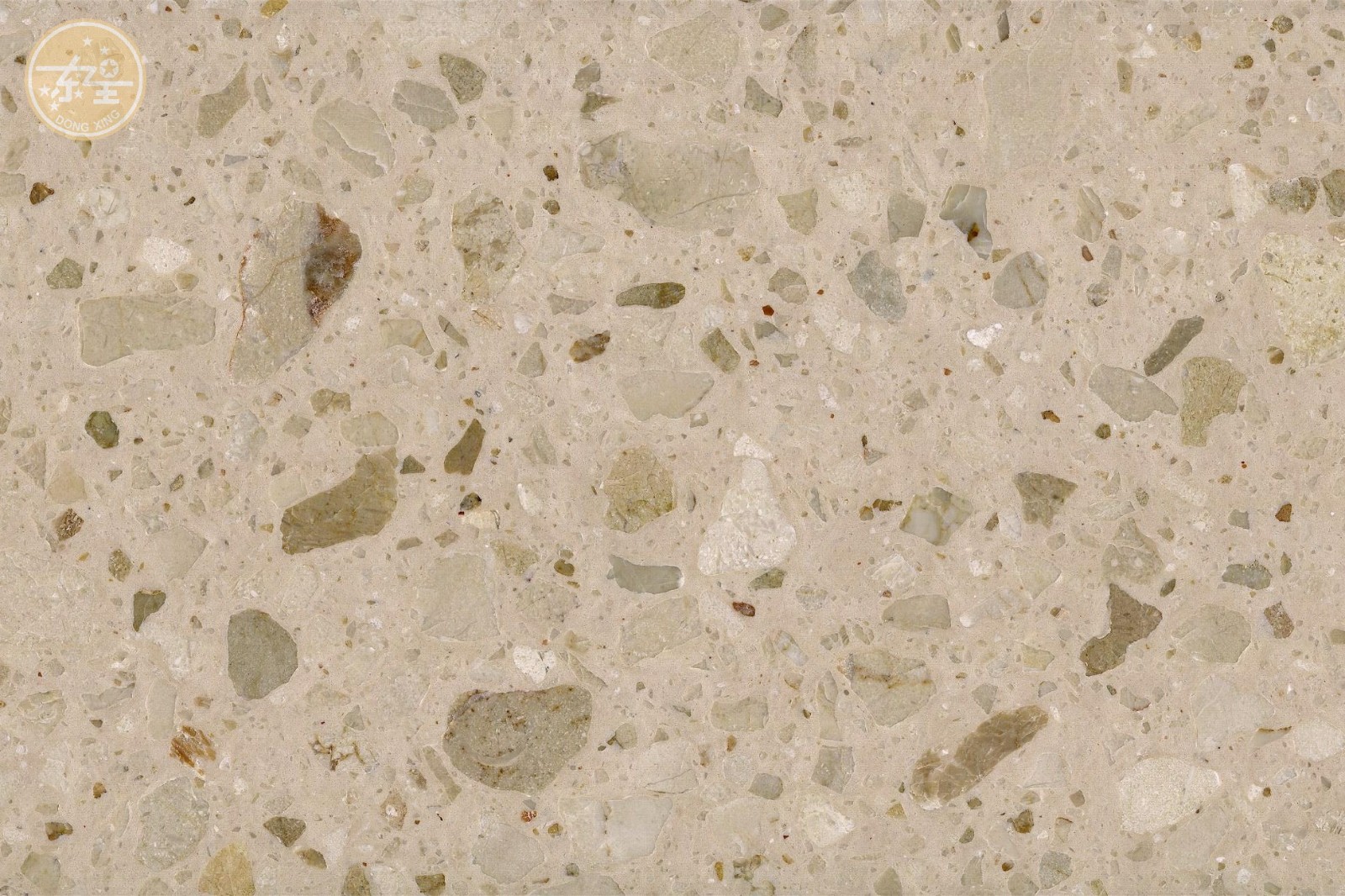 beige terrazzo