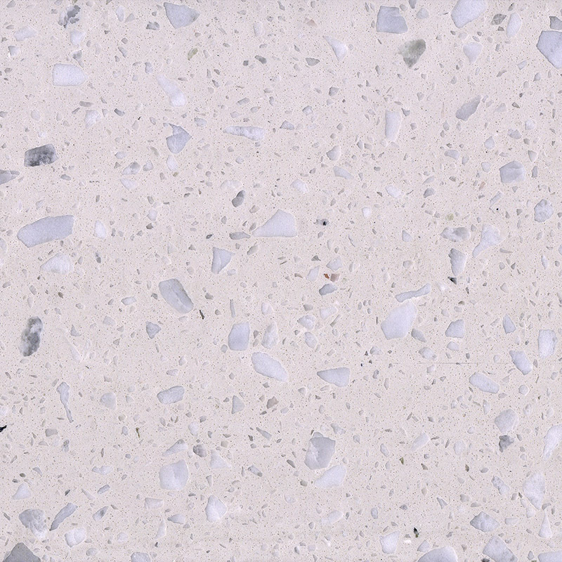 Teraso salji senja Terrazzo Tiruan Digilap Beige Terrazzo