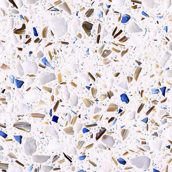 Venus White Terrazzo Artificial Stone BIg Slab Tile