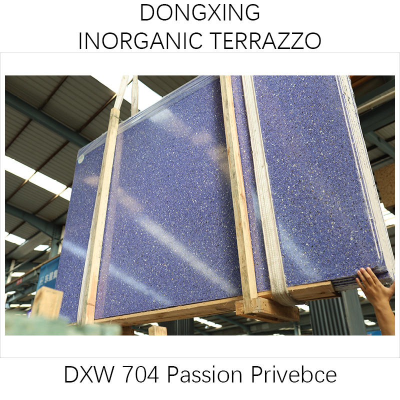 Kék Provence Terrazzo Natúr Aggregált Csempe