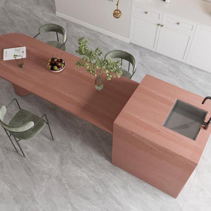 Rød hule uorganiske travertin stenalder hulemalerier