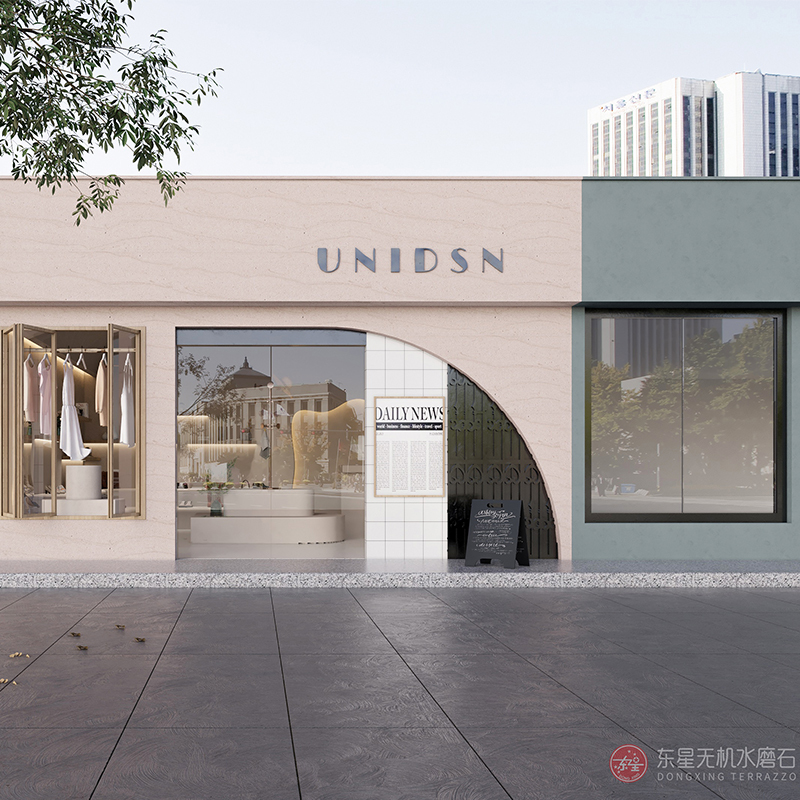 회색 줄무늬 무기 석회화 곡물 돌