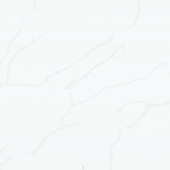 White Natural Vein Artificial Quartz Slabs