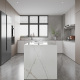 Carrara white kitchen artificial stone worktop