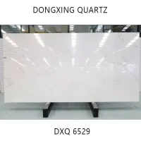 Mur de quartz de cuisine artificiel à veines fines de Carrare