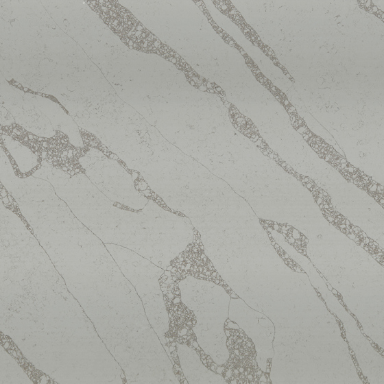 White decorative kitchen quartz stone wall