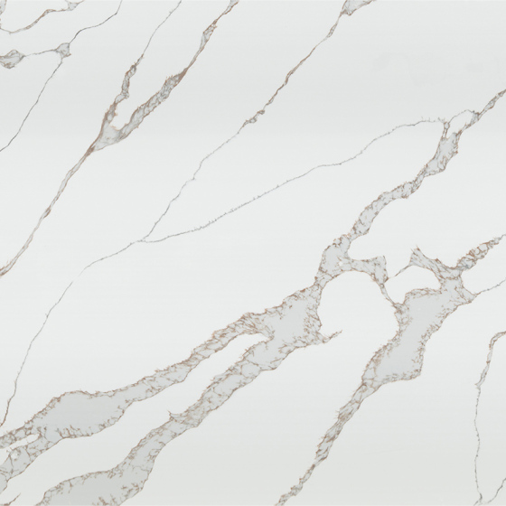 hvid røget dekorativ kvarts ø-plade