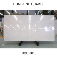 Meja dapur kuarsa putih Carrara