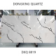 Carrara zwarte ader quartz design binnenplaat