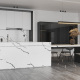 carrara black vein quartz design insland deska