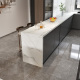 carrara grey vein quartz surfaces island slab