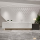 carrara white design artificial quartz slab