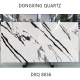 carrara black vein decorative quartz slab