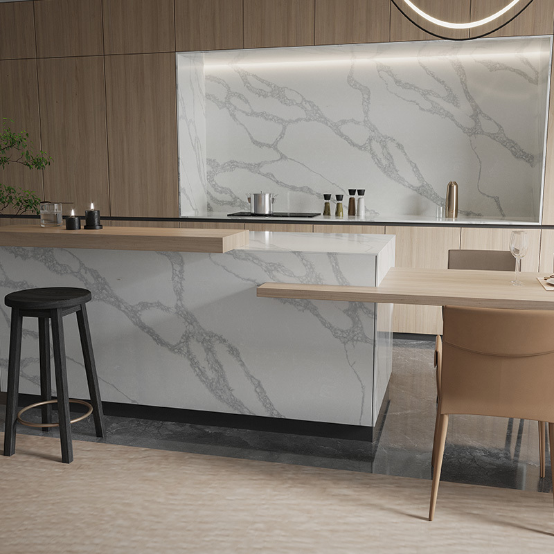 دال روشویی کوارتز رگ خاکستری کاررارا