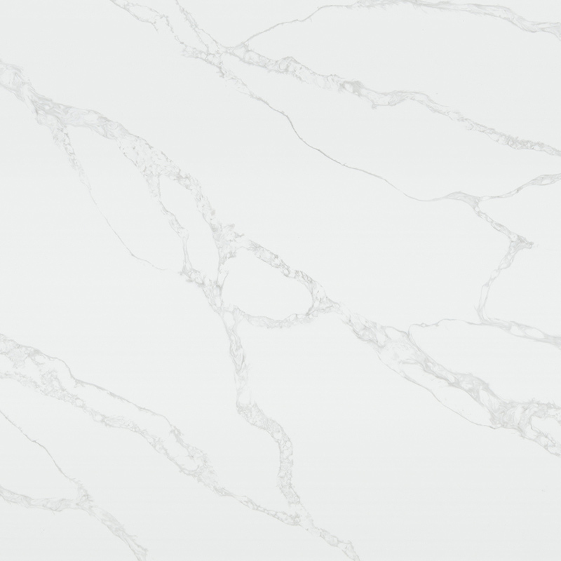 Carrara Kitchen Quartz Island Worktops Slab