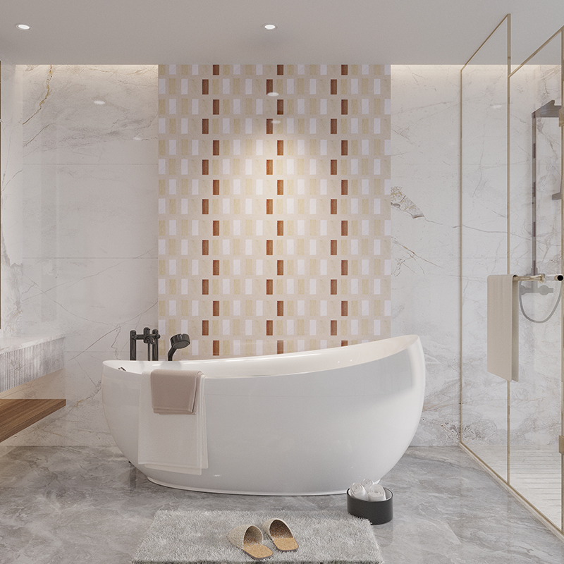 Terrazzo mønsterdesign gulvbelægning