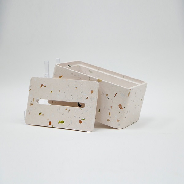 منتجات يدوية من الحجر الصناعي، علبة مناديل من تيرازو