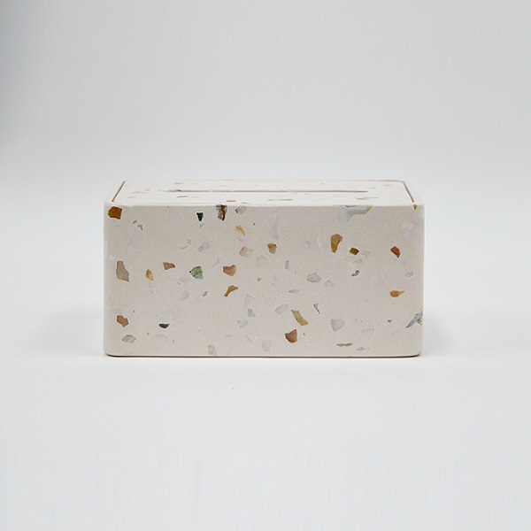 منتجات يدوية من الحجر الصناعي، علبة مناديل من تيرازو