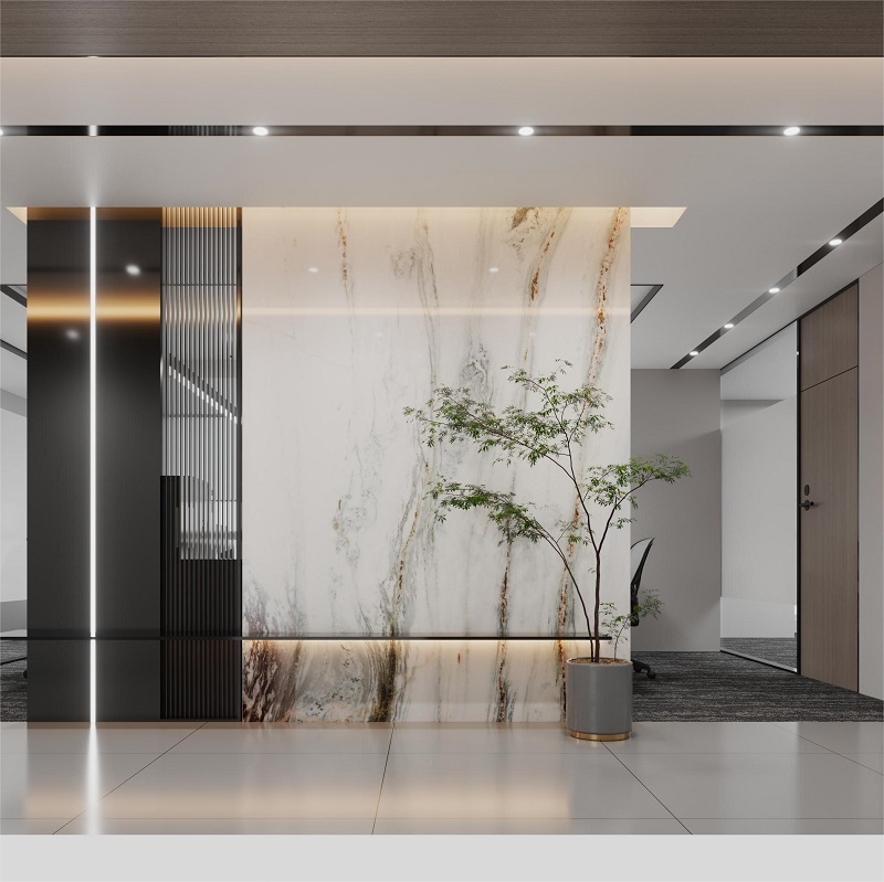 Pierre de marbre de cuisine de luxe italienne