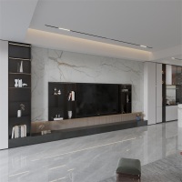 بلاطة رخام مطبخ باللون الأبيض