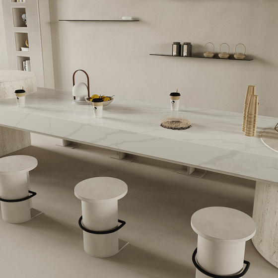 Controsoffitto per lavabo da bagno con doccia in pietra di quarzo