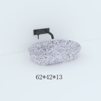 Terrazzo marmeren aanrecht wastafel