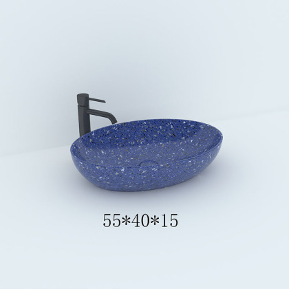 Terrazzo slagerblok stenen aanrecht