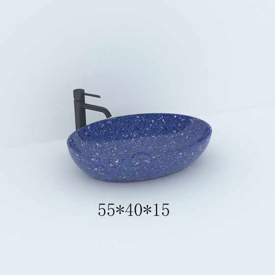 Terrazzo Butcher Block Stone Bordplade