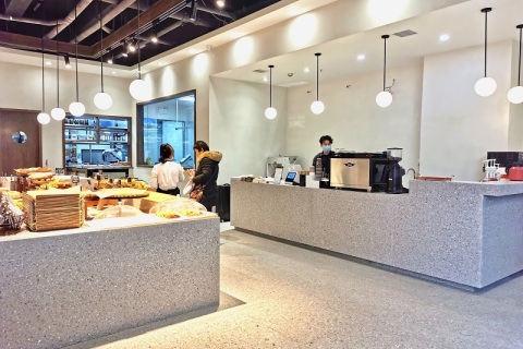 Terrazzo tabletops design applicaiton slabs