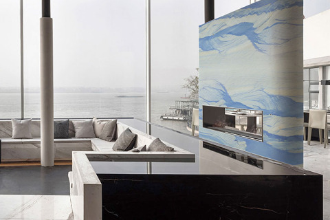 Azul Macobus luxury stone background wall home style