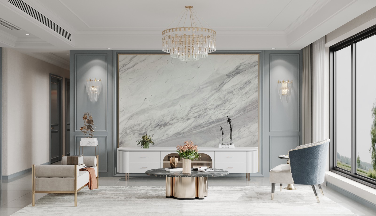 jazz white marble