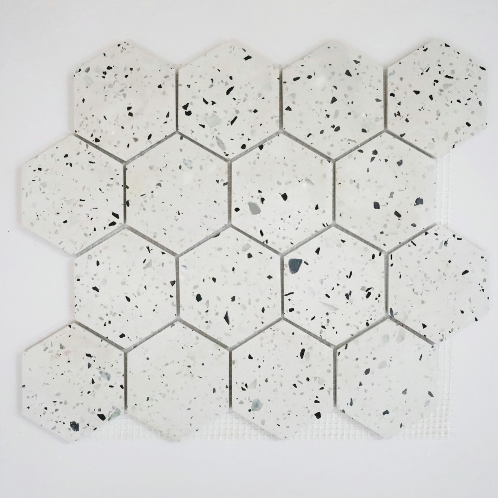hexagon marble tile