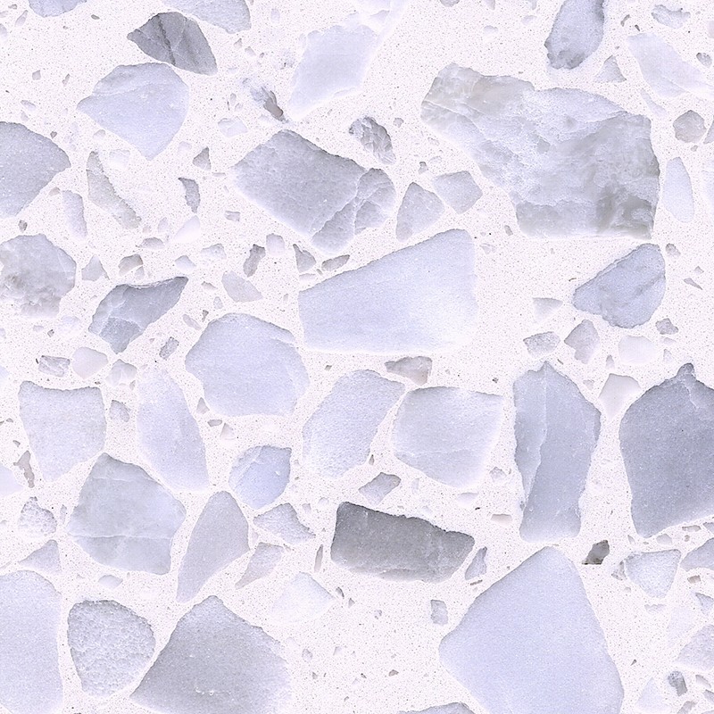 white terrazzo