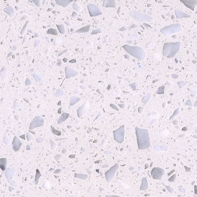 white terrazzo