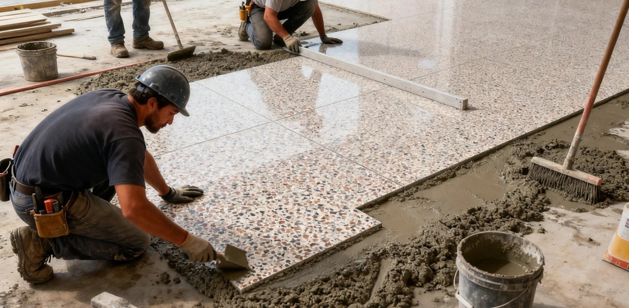 terrazzo floor