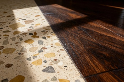 Terrazzo kontra keményfa: melyik a jobb padlóburkolat?