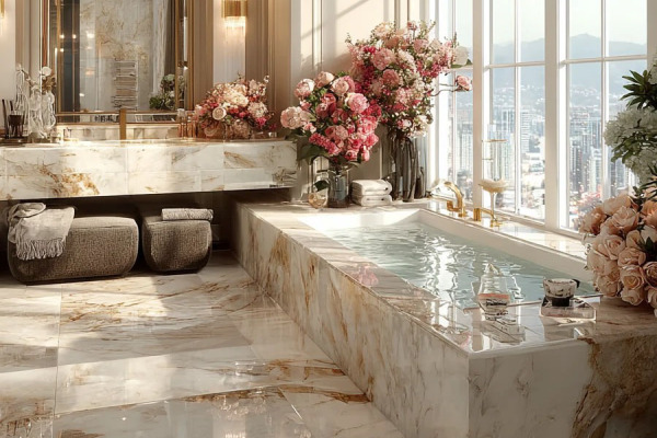 Custom Marble Bathroom Vanity Tops: Timeless Luxury & Tailored Functionality for Modern Bathrooms
