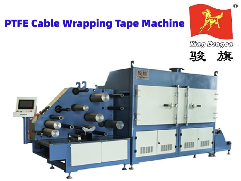 Mesin Pita Pembungkus Kabel PTFE Industri Mesin Pita Pembungkus Kabel PTFE Industri