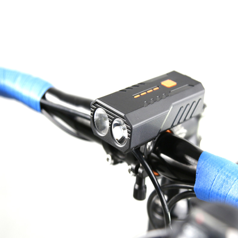 USB Rechargeable Powerful Electric Bike Headlights For Cycling