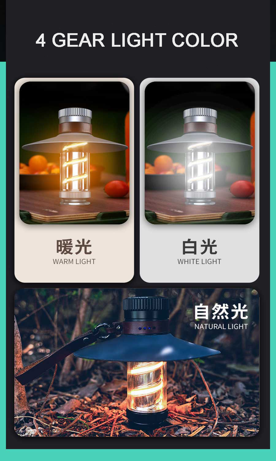Supply Battery Powered Phone Charger LED Torch Emergency Camping Lamp