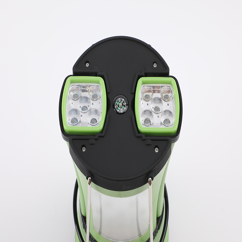 Lanterna recarregável destacável com brilho ajustável tochas de acampamento