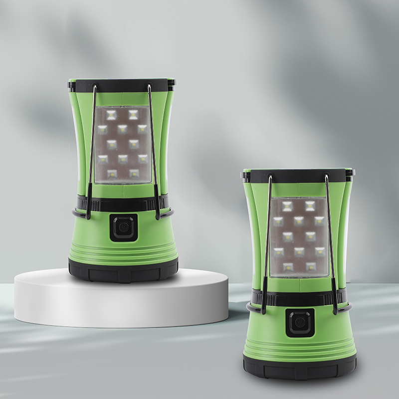 Lanterna recarregável destacável com brilho ajustável tochas de acampamento