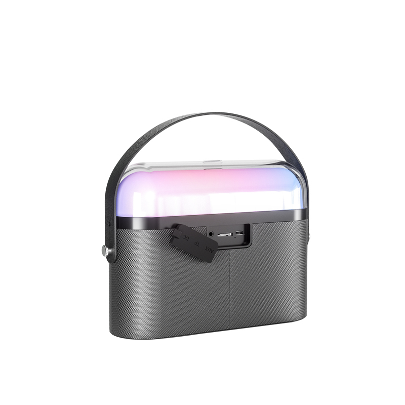 キャンプ用のアンビエントライト付きポータブル防水ワイヤレスステレオサウンドスピーカー