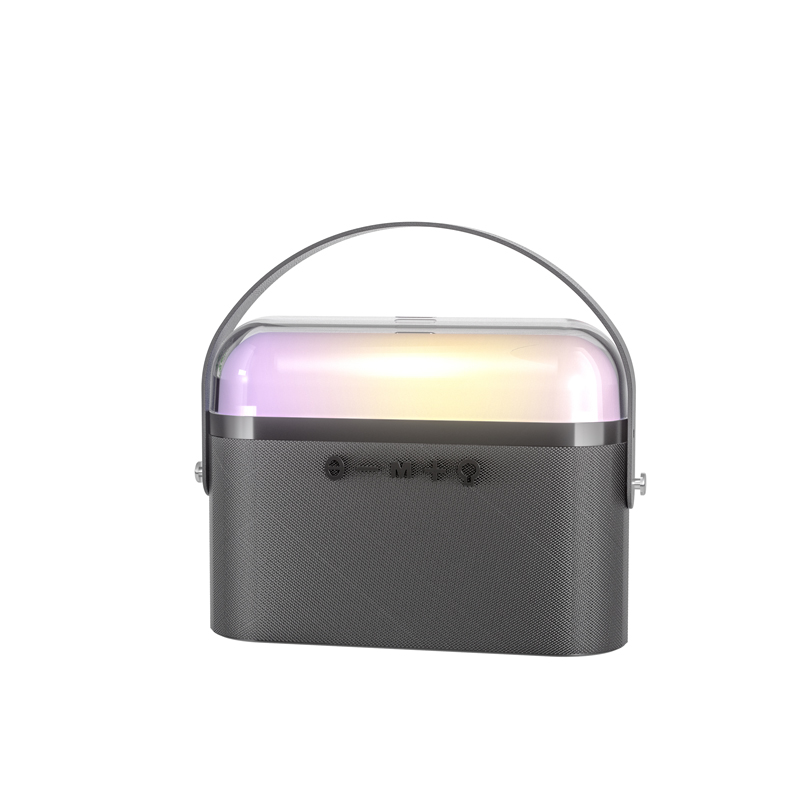 キャンプ用のアンビエントライト付きポータブル防水ワイヤレスステレオサウンドスピーカー