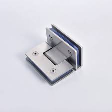 90 Degree Glass Shower Door Hinges Brushed Nickel