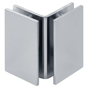 Frameless Shower Glass Clips Glass To Glass 90 Degree