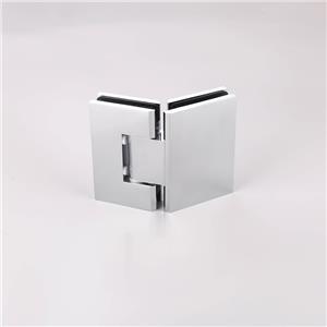 135 Degree Glass Shower Door Hinges Brushed Nickel